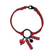 Twilight Eclipse Circle Cord Charm Bracelet Team Jacob